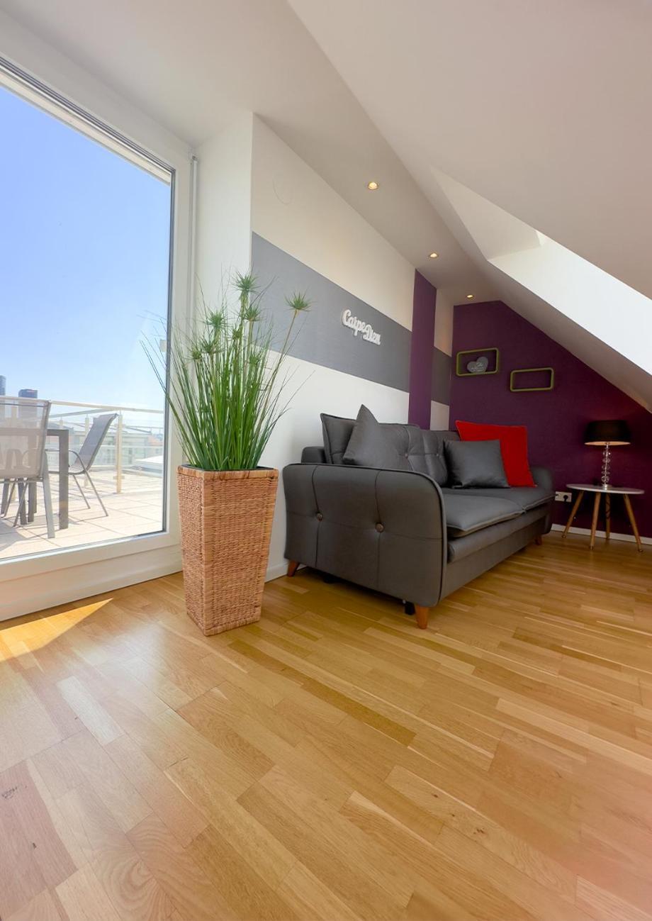 Elegant Duplex Danube Canal Wiedeń Zewnętrze zdjęcie